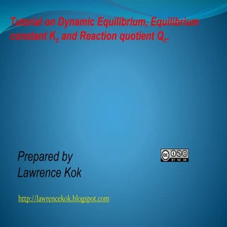 IB Chemistry on Equilibrium Constan...