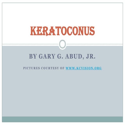 Keratoconus Through the Eyes of a Patient