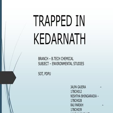 kedarnath | PPTX