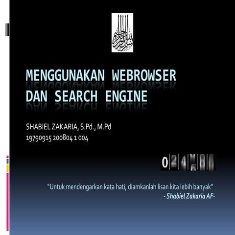 Kd 4 menggunakan webbrowser n search engine