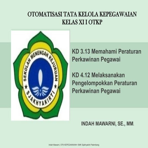 KD 3_13_PERKAWINAN PEGAWAI Otomatisasi Tata Kelola (OTK) Perkawainan