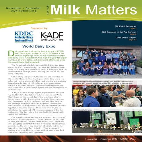 Kentucky Milk Matters - KDDC March April 2024 | PDF