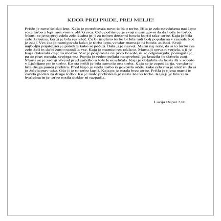 Kdor Prej Pride | PDF