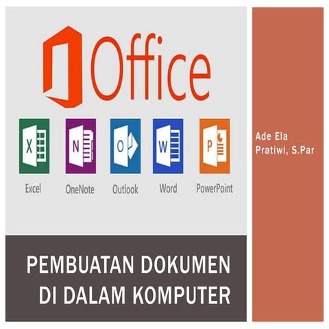 Kd pembuatan dokumen di dalam komputer