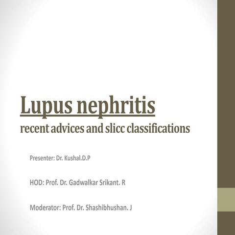 lupus nephritis