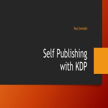 Kdp self publishing