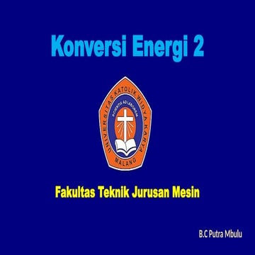 Mata Kuliah Konversi Energi  (1) Turnin Uap.pptx