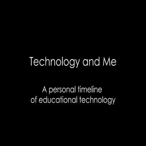 Kealii's Timeline of Educational Technology