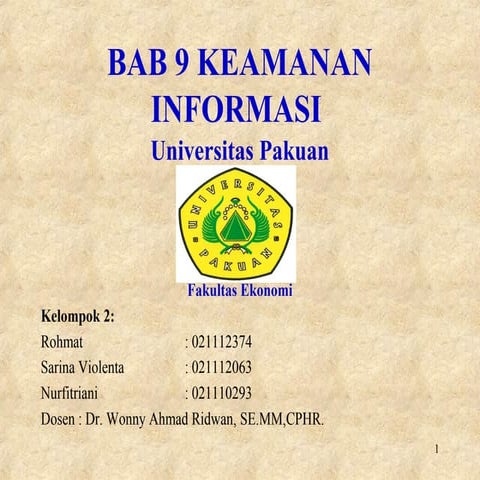 BAB 9. Keamanan Informasi 