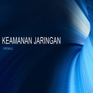 Keamanan Jaringan - Firewall Windows & IPTables Debian 7