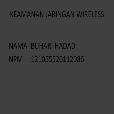 Keamanan jaringan wireless