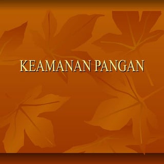 Keamanan pangan