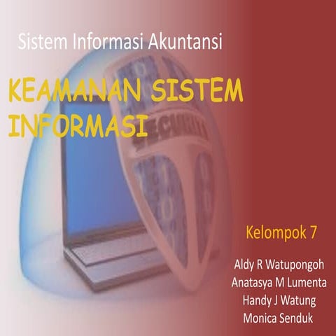 Keamanan sistem informasi 