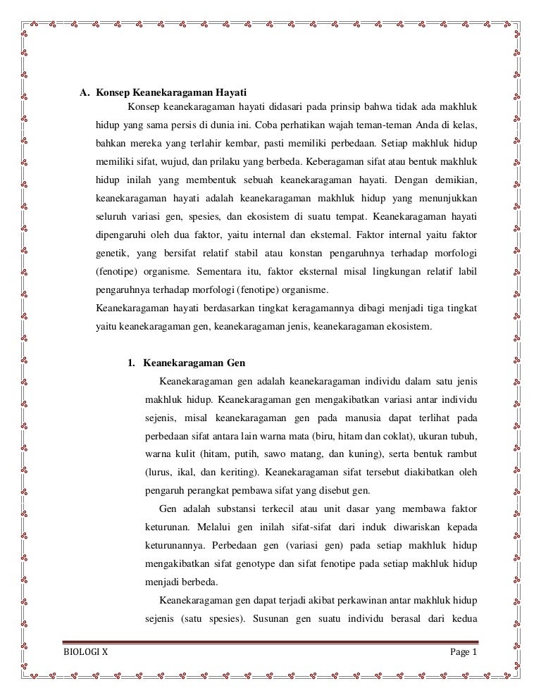 Keanekaragaman Hayati Lara