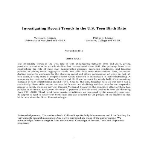 Kearney levine-trends-nov2013-new nber