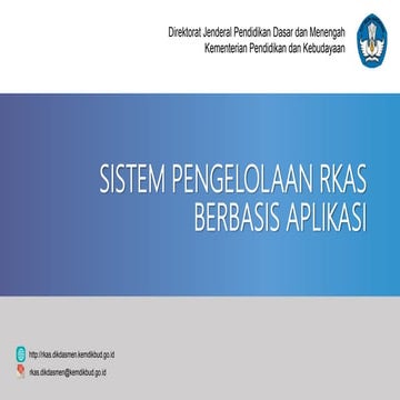 Kebijakan aplikasi rkas | PPTX