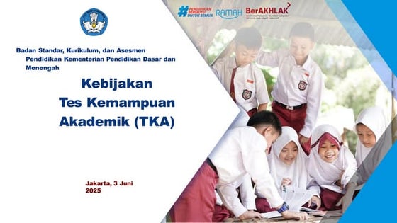 Kebijakan TKA 2025 Penjelasan Sistem TKA | PDF