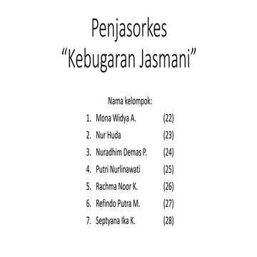 Kebugaran jasmani
