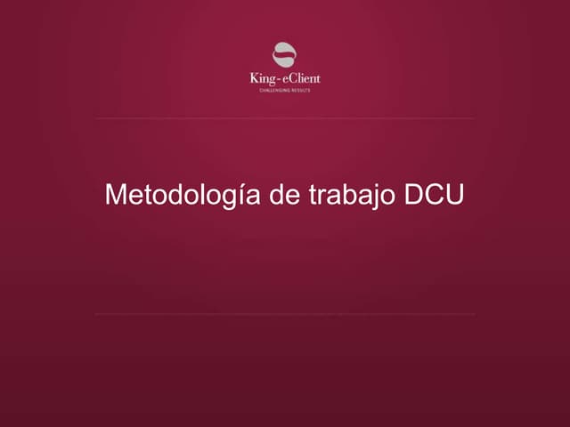 Metodología DCU (Diseño centrado en...