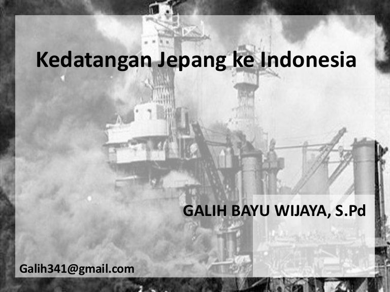 Kedatangan Bangsa Jepang