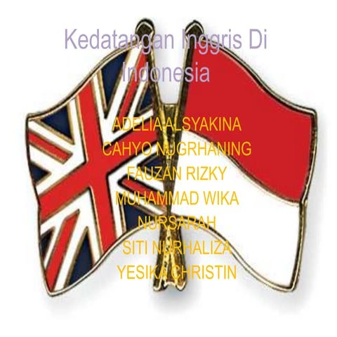 Kedatangan inggris di indonesia