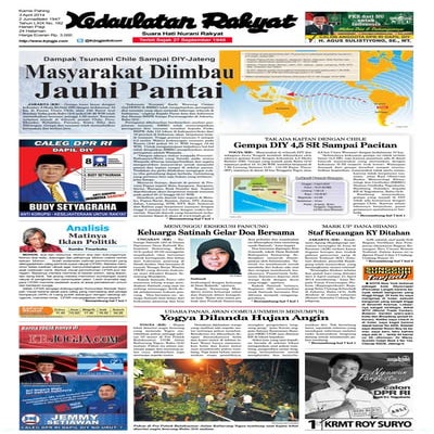 Kedaulatan Rakyat 3 Maret 2014