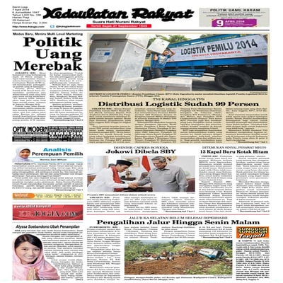 Kedaulatan Rakyat 7 April 2014