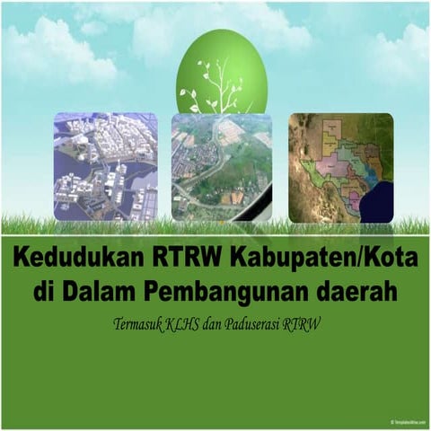 Peraturan Penataan Ruang RDTR | PDF