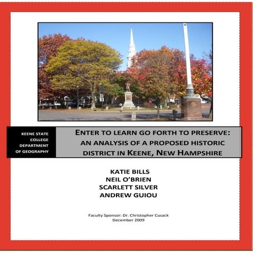 Keene Historic Preservation