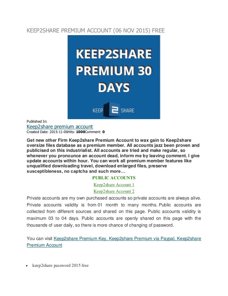 keep2share premium link genrator keep2share premium link genrator