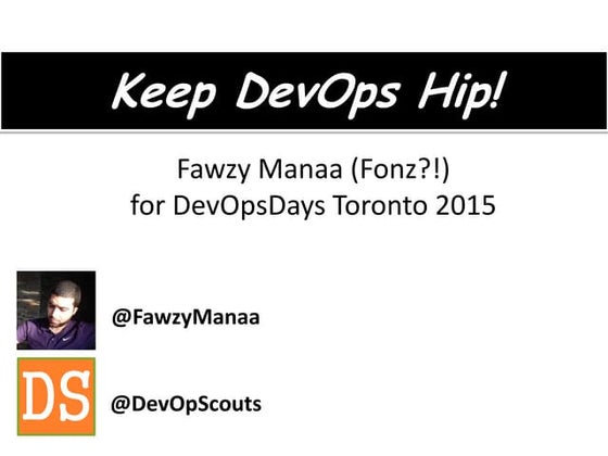 Keep DevOps Hip