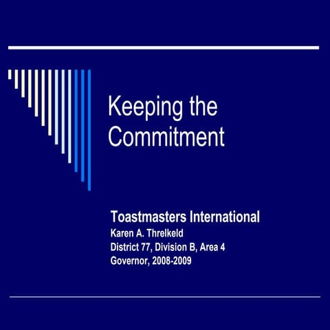 Toastmasters Officers Presentation | PPT