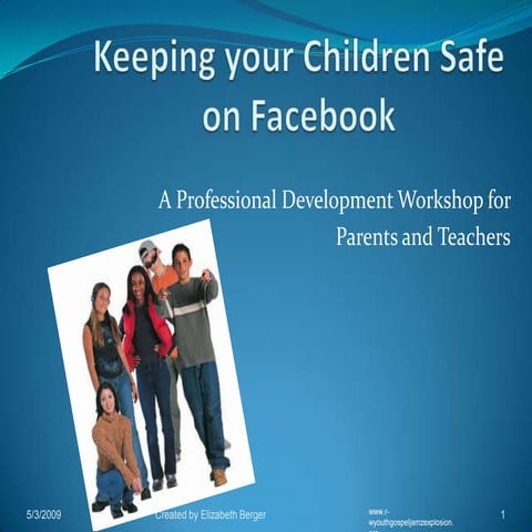 Keeping Children Safe On Facebook Submitted