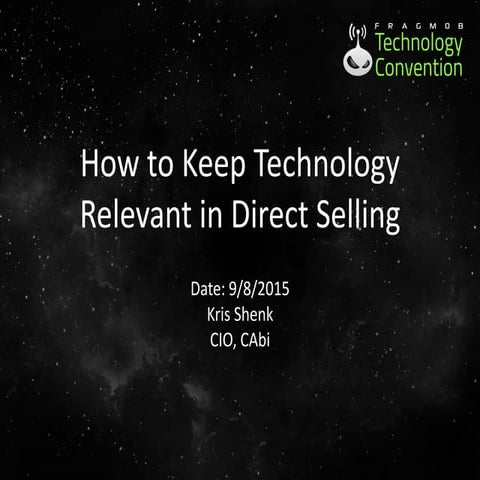 Is Your Direct Selling Technology Strategy Relevant?