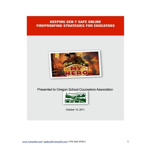 Keeping Gen Y Safe Online