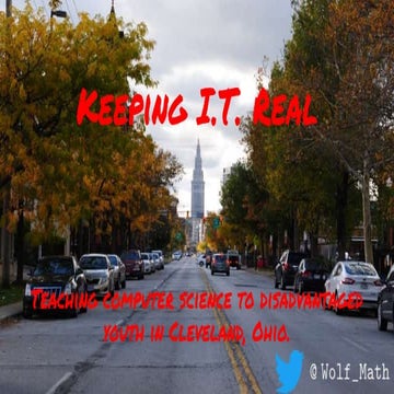 Keeping I.T. Real - Aaron Wolf, Mathematics and computer programming teacher,...