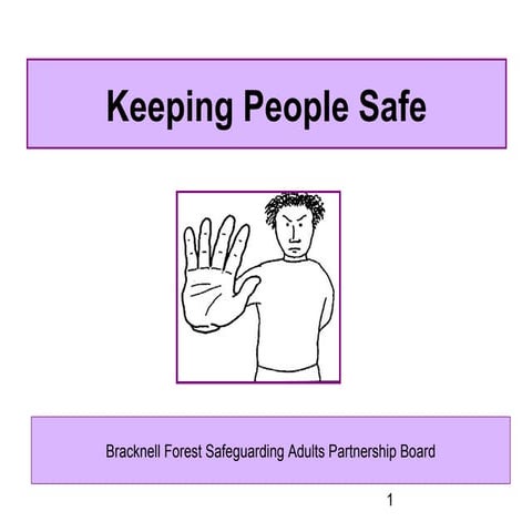 Keeping people safe