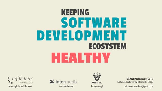 Keeping software development ecosys...