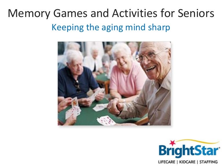 memory games and activities for seniors