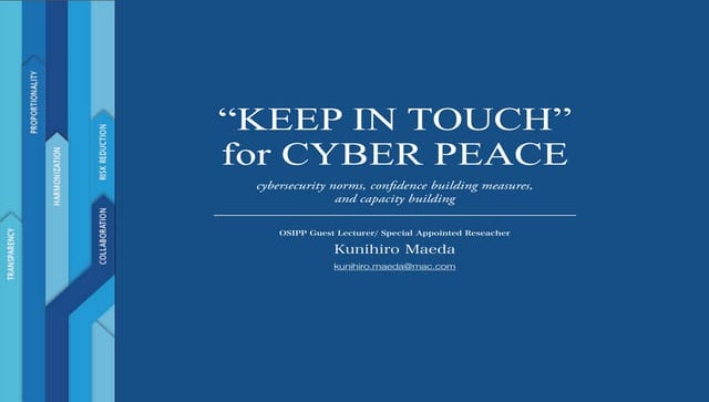 Keep in touch for cyber peace_20150212