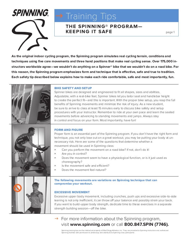 spinning workout program