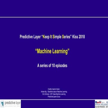 Keep It Simple Series AI Machine Learning lite