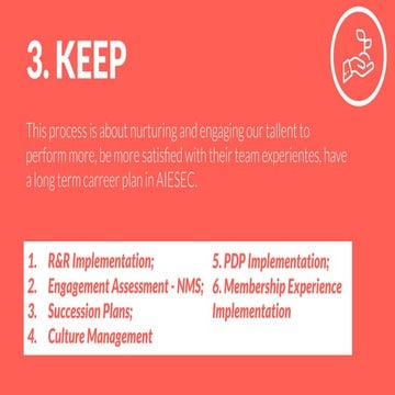 KEEP Processes - AIESEC in Brazil