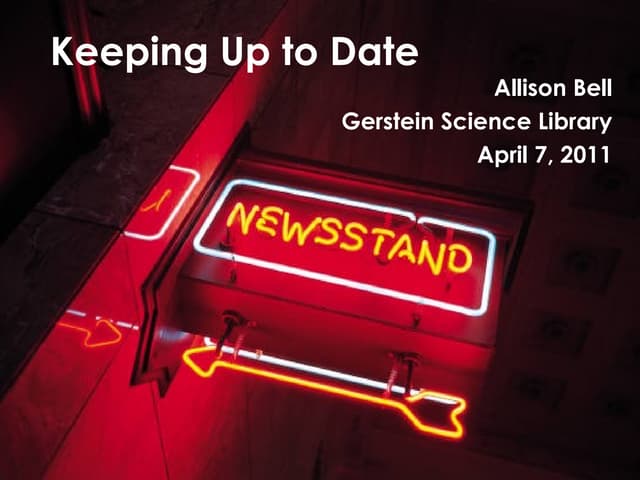 Keepuptodate 2012