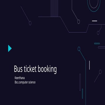 Online Bus Reservation Confirmation and services
