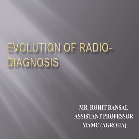 Radiology evolution .pdf