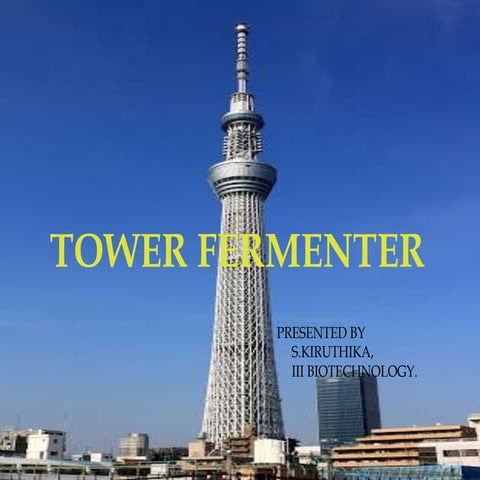 Tower Fermernter