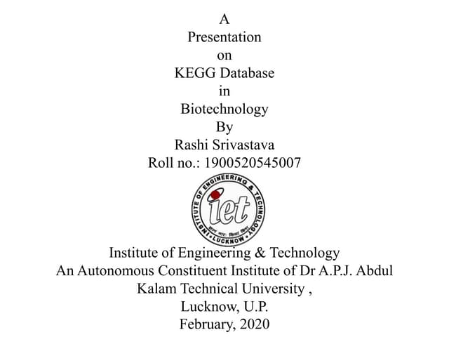 Kegg databse