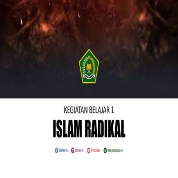 Modul PAI Kontemporer-KB 1 Islam Radikal | PPTX