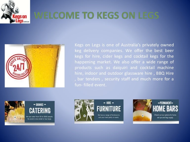 Kegs on Legs Beer, Cocktail, Cider Keg Hire in Melbourne